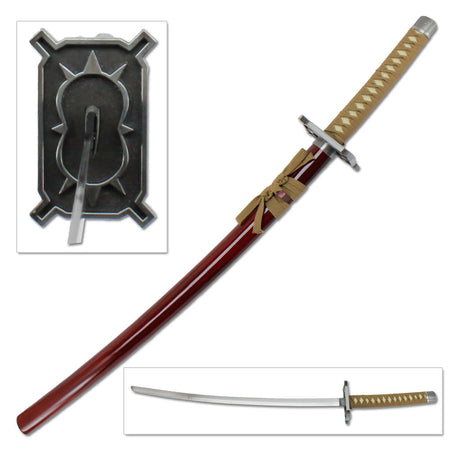 Bleach Coyote Sword of Coyote Starrk in $77 (Japanese Steel Available) Zanpakuto from Bleach Swords | Bleach Katana | Zanpakuto Katana