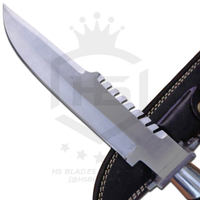 Commando Knife of John Matrix Knife with Sheath from Commando Bowie knife with sheath