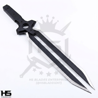 Darker Than Black Knife of Hei Split Dagger of Hei Knife with sheath for Hei Knife from darker than black dagger of hei dagger knife of hei replica real metal functional battle ready for sale (1)