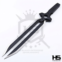Darker Than Black Knife of Hei Split Dagger of Hei Knife with sheath for Hei Knife from darker than black dagger of hei dagger knife of hei replica real metal functional battle ready for sale