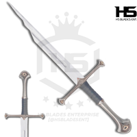 handle of shred of narsil sword is 12in long and blade is 19in long
