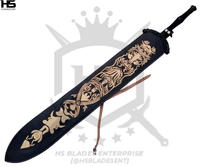 45" Bloodborne Holy Blade Sword of Ludwig in Just $88 (Spring Steel & D2 Steel versions are Available) from Bloodborne Swords (Black Ed)-Bloodborne Props