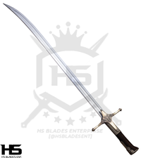 39" Witcher Iris Sword of Geralt of Rivia Saber Sword in $77 (Spring Steel & D2 Steel versions are Available) from The Witcher Sword
