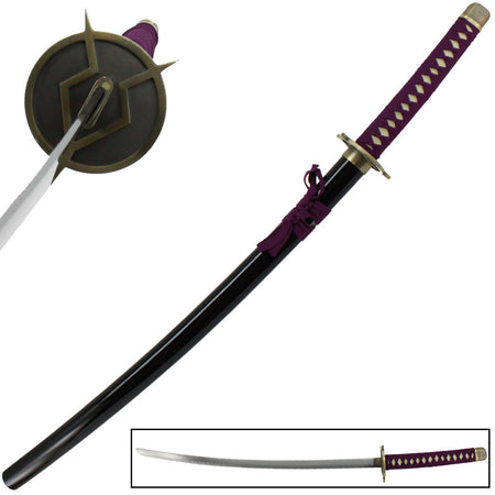 Bleach Kuchiki Sword of Kuchiki Koga in $77 (Japanese Steel Available) Zanpakuto from Bleach Swords | Bleach Katana | Zanpakuto Katana