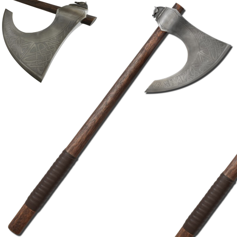 34" Rohan Axe of The Valiant Fighters of Rohan in just $88 (Battle Ready Versions Available) from The LOTR Axe