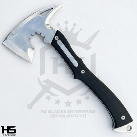 battle ready Resident Evil Requeim axe of leon kennedy battle ready tomahawk of leon s kennedy tactical axe of leon kennedy resident evil battle ready tactical hatchet of kennedy from resident evil replica axe battle ready 