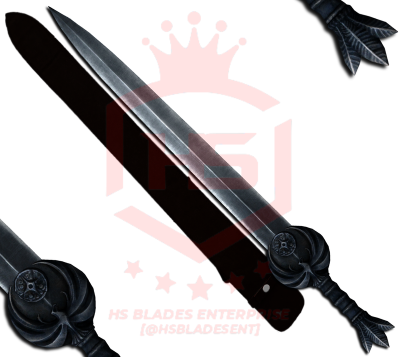 Nightingale Sword of Karliah Skyrim in Just $88 (Spring Steel & D2 Steel versions are Available) from Skyrim Swords-Black