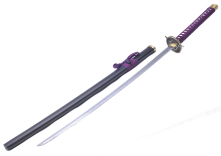 Bleach Kuchiki Sword of Kuchiki Koga in $77 (Japanese Steel Available) Zanpakuto from Bleach Swords | Bleach Katana | Zanpakuto Katana