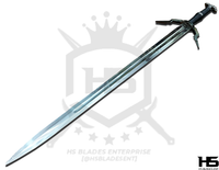 45" Witcher Sword of Geralt of Rivia in Just $77 (Spring Steel & D2 Steel versions are Available) from The Witcher Sword-Silver Wolf II