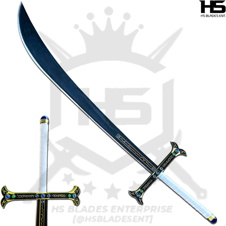 45" Yoru Sword of Dracule Mihawk in Just $99 (Japanese Steel is also Available) from One Piece Swords | Japanese Samurai Sword