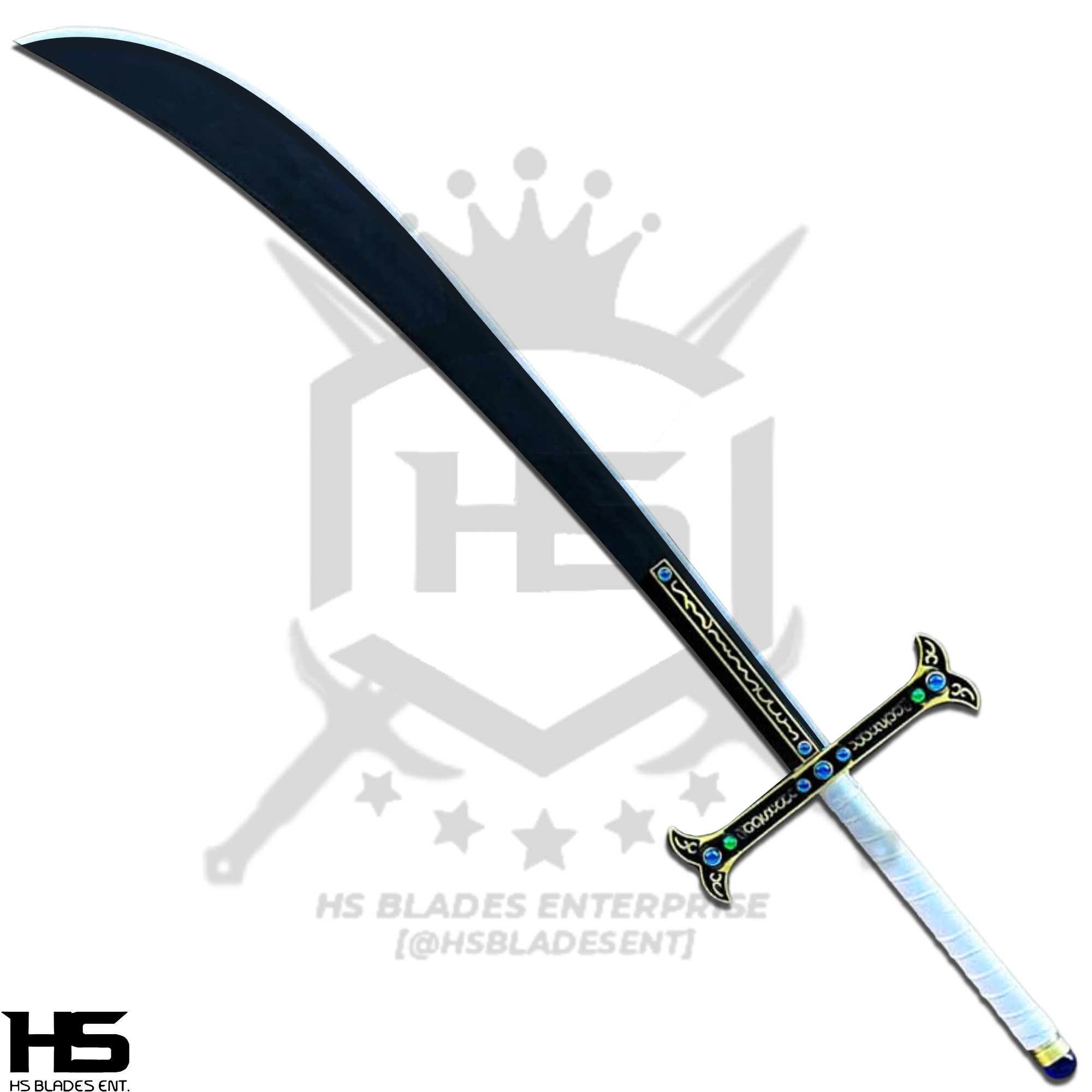 One Piece - Dracule Mihawk's Yoru Sword and Koganata Knife