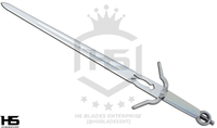 41" Zireael Sword of Ciri (One handed version) in Just $77 (Spring Steel & D2 Steel versions are Available) from The Witcher Sword-White