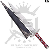 5160 spring steel sting sword real with protective sheath