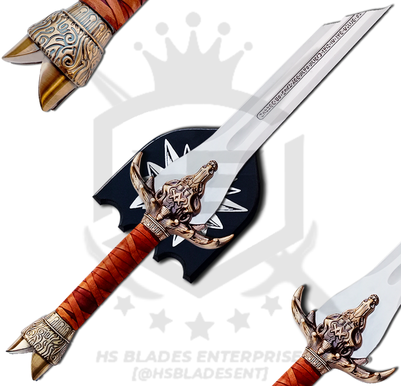 broken conan father sword
