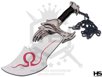 god of war knives of kratos the kratos knives replica for sale in uk is also available at HS Blades Ent with sheath for secure international shipment