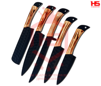 The Elk Ilk: Set of Chef Knives in $66 with Sheath (D2 & Damascus are available)-Kitchen Knives
