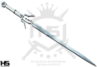 45" Zireael Sword of Ciri in Just $77 (Spring Steel & D2 Steel versions are Available) from The Witcher Sword-White