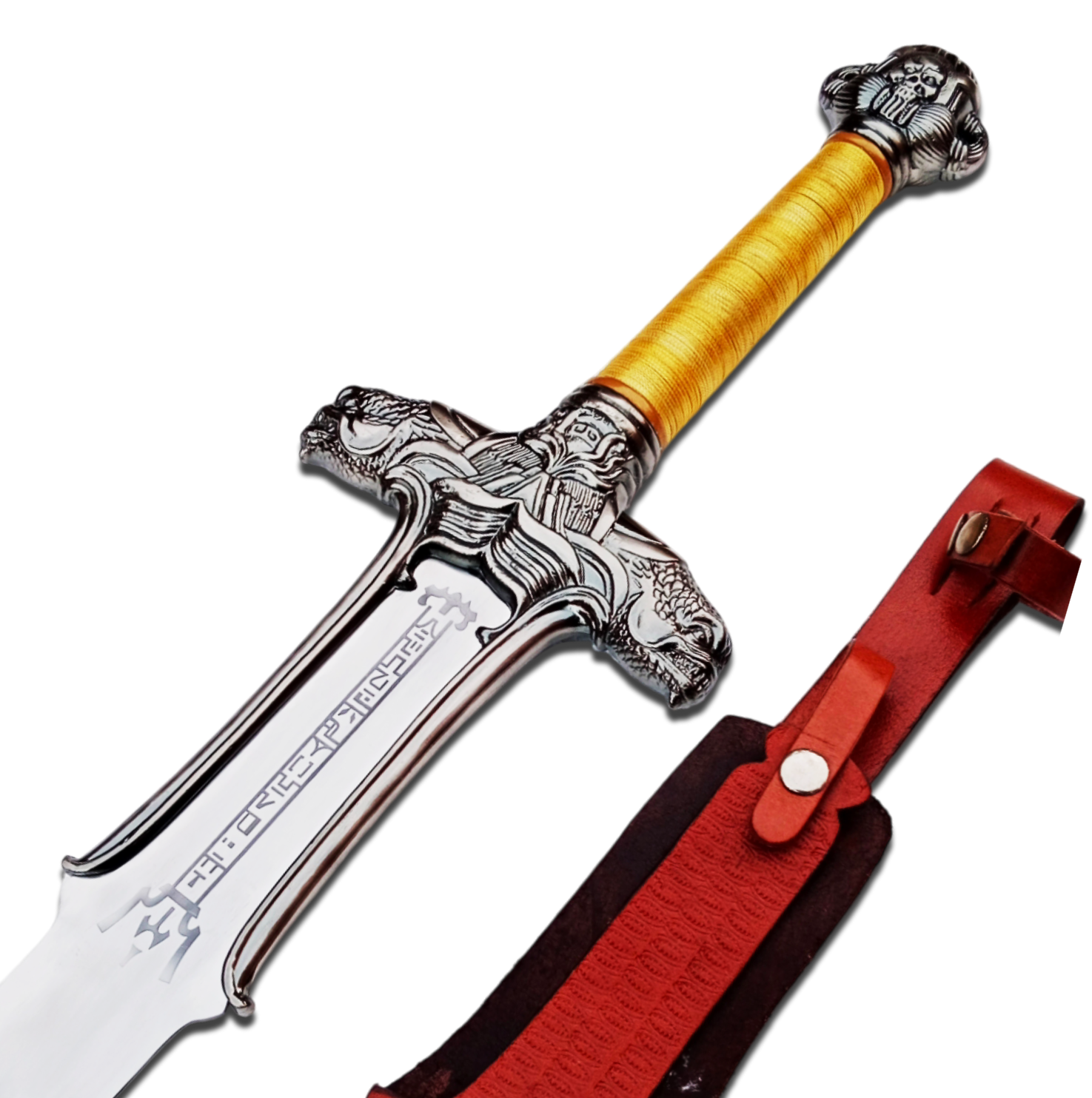 Conan Barbarian Atlantean Sword of Conan w/ Plaque & Sheath $77 (BR ...