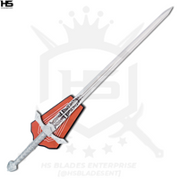 HS Blades ENT also offers wooden plaque to display your banished knight sword from elden ring swords' replicas at your den
