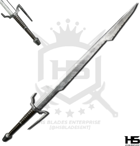 42" Witcher Eredin Steel Sword of Geralt of Rivia in Just $77 (Spring Steel & D2 Steel versions are Available) from The Witcher Sword