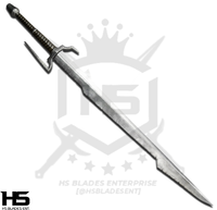 42" Witcher Eredin Steel Sword of Geralt of Rivia in Just $77 (Spring Steel & D2 Steel versions are Available) from The Witcher Sword