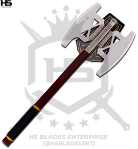 Silver Plated Gimli Battle Axe in Just $88 (Battle Ready is also Available) from Lord of The Rings-LOTR Replicas
