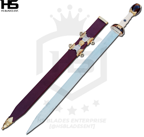 Exclusive Edition Maximus Gladius Sword of General Maximus Gladiator in Just $88 with Scabbard (Spring Steel & D2 Steel versions are Available) from Gladiator Movie