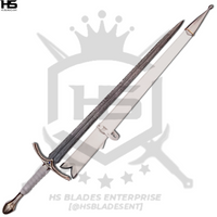 the scabbard of gandalf's glamdring sword is best fit for its blade both for protection as well as cosplay