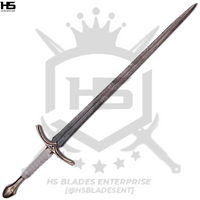 the full tang battle ready glamdring sword is functional gandalf sword available in three colors