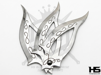 legend of seeker dacra blades legend of seekers blades of sisters of light and dark dacra blades from legend of seeker props replica for sale real metal full scale dacra blades for sale