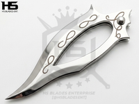 legend of seeker dacra blades legend of seekers blades of sisters of light and dark dacra blades from legend of seeker props replica for sale real metal full scale dacra blades real