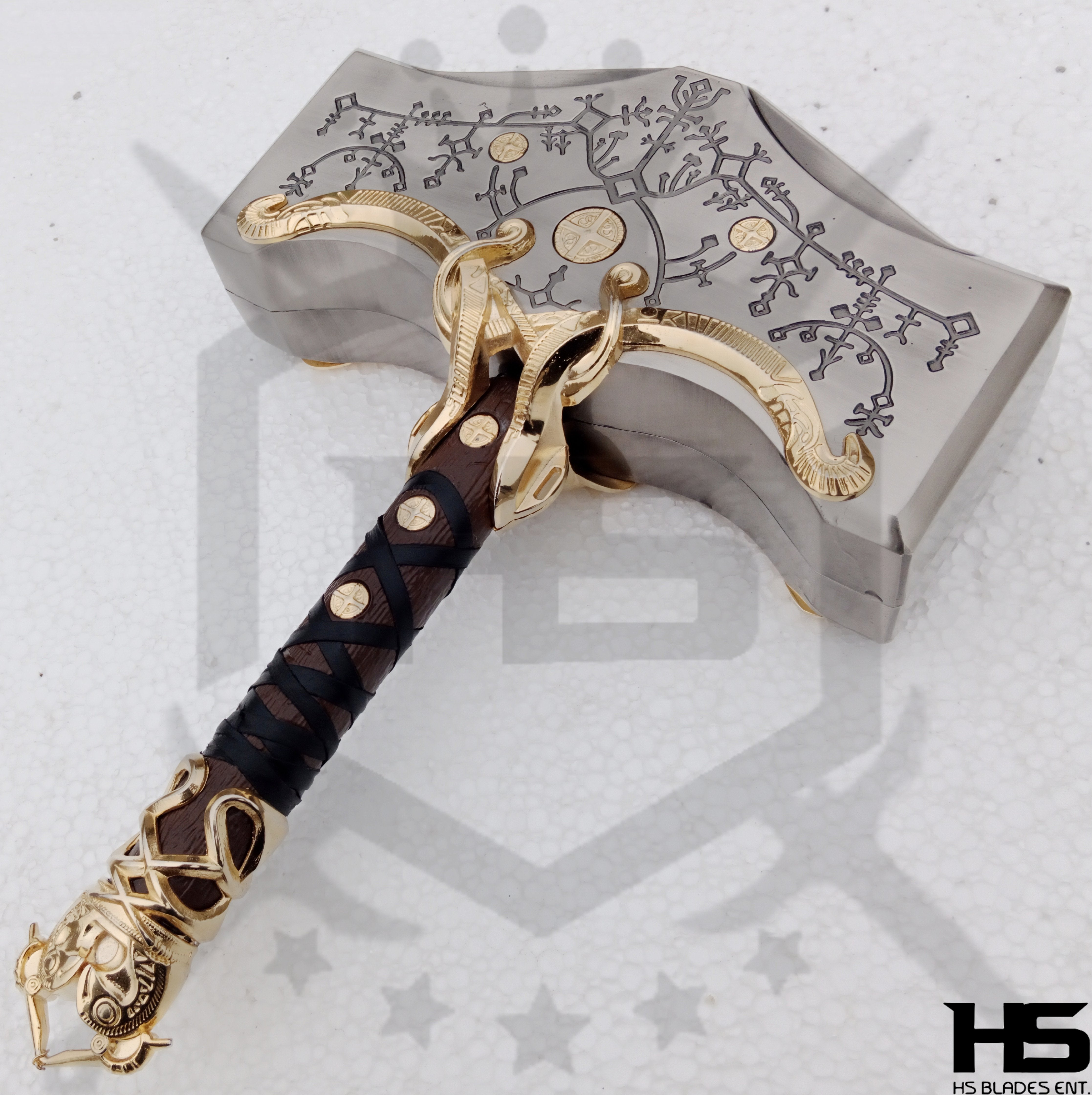 Full Metal God of War Ragnarok Hammer of Thor Mjolnir in $149 (Forged ...