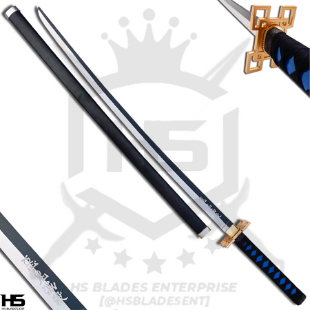muichiro nichirin blade with unique window like hollow hilt emphasizing its association with Mist Hashira from demon slayer swords of hashira