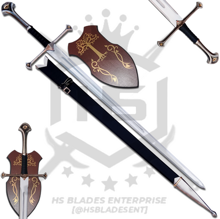 45" LOTR Aragorn's Narsil Sword in Just $88 (5160 & Damascus are available) from Lord of The Rings Swords