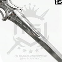 He Man sword real metal from Master of Universe Sword of Prince Adam He Man Sword replica of He Man sword functional he man power sword original replica power sword for sale uk he man sword damascus functional damascus power sword of he man sword battle ready he man sword of power original metal replica prop amazon for sale at HS Blades Enterprise