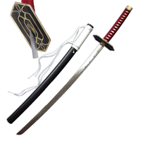Bleach Engetsu Sword of Isshin Kurosaki in $77 (Japanese Steel Available) Zanpakuto from Bleach Swords | Bleach Katana | Zanpakuto Katana