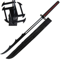 Ed. II Bleach Tensa Zangetsu Sword of Ichigo Kurosaki in $77 (Japanese Steel Available) Zanpakuto from Bleach Swords-True Version | Bleach Katana | Zanpakuto Katana