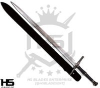 45" Witcher Steel Sword of Geralt of Rivia in Just $77 (Spring Steel & D2 Steel versions are Available) from The Witcher Sword-Type II