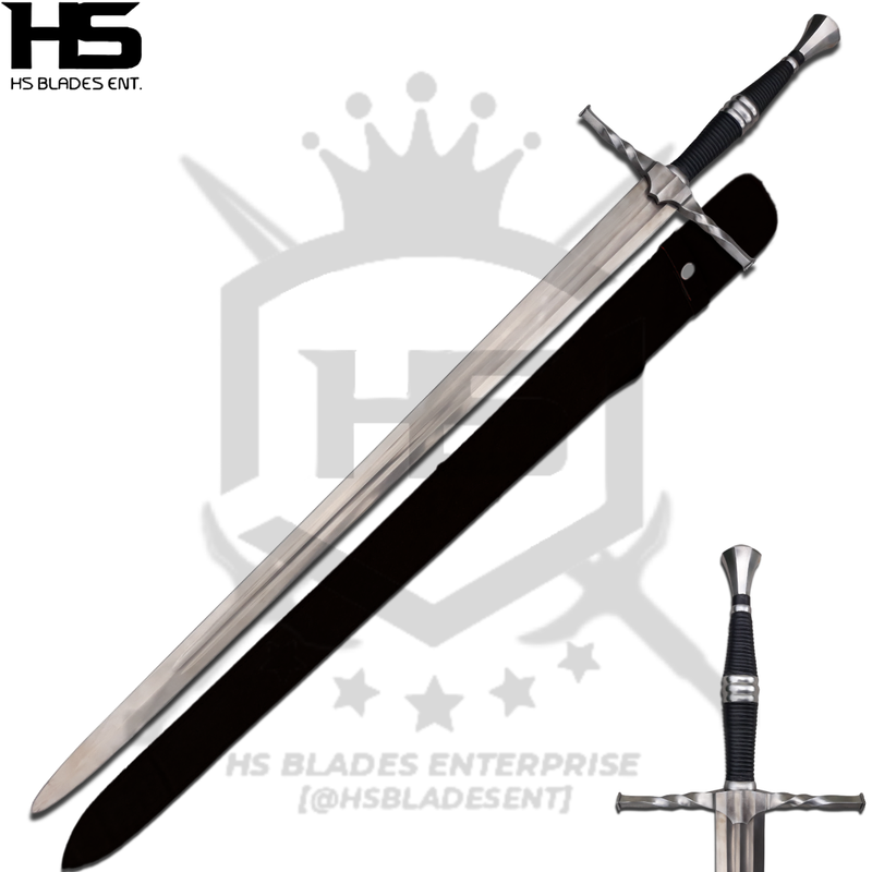 45" Witcher Steel Sword of Geralt of Rivia in Just $77 (Spring Steel & D2 Steel versions are Available) from The Witcher Sword-Wolf