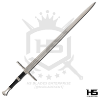 45" Witcher Steel Sword of Geralt of Rivia in Just $77 (Spring Steel & D2 Steel versions are Available) from The Witcher Sword-Silver Wolf I