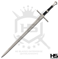 45" Witcher Steel Sword of Geralt of Rivia in Just $77 (Spring Steel & D2 Steel versions are Available) from The Witcher Sword-Silver Wolf I