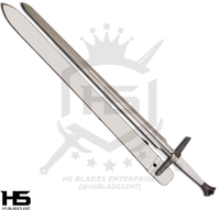 45" White Witcher Sword of Geralt of Rivia in $77 (Spring Steel & D2 Steel versions are Available) from The Witcher Sword