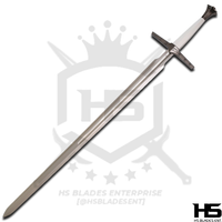 45" White Witcher Sword of Geralt of Rivia in $77 (Spring Steel & D2 Steel versions are Available) from The Witcher Sword