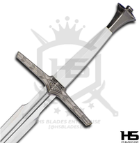 45" White Witcher Sword of Geralt of Rivia in $77 (Spring Steel & D2 Steel versions are Available) from The Witcher Sword