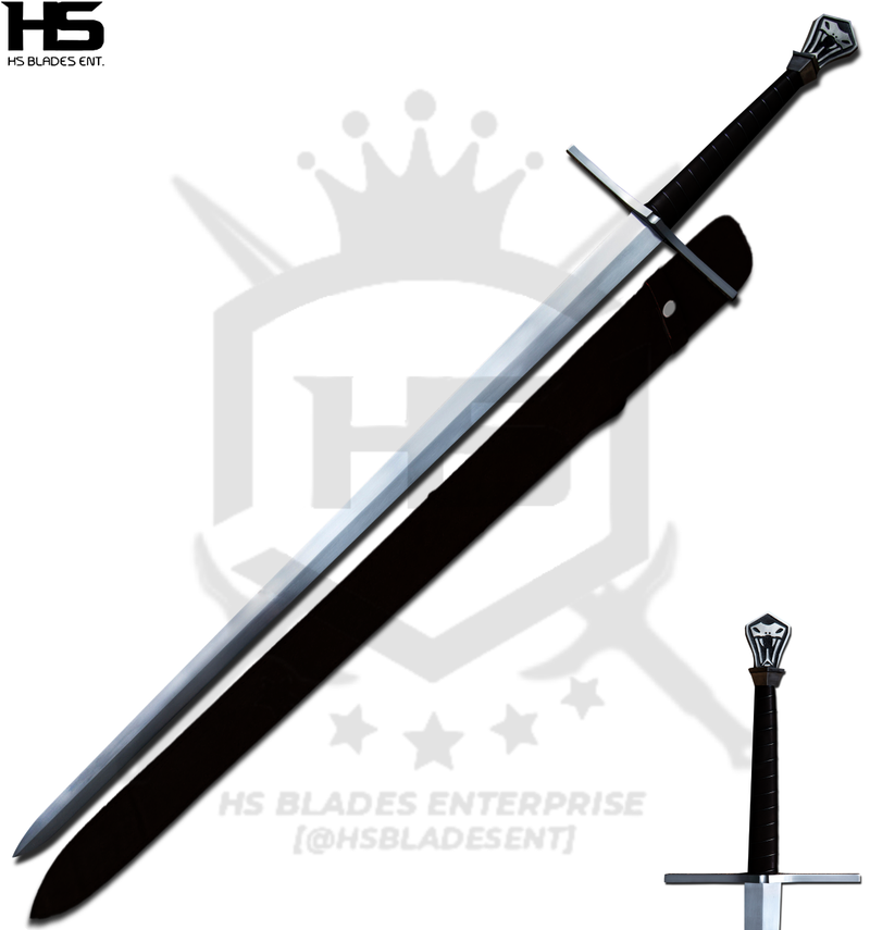 45" Witcher Viper Sword of Geralt of Rivia in Just $77 (Spring Steel & D2 Steel versions are Available) from The Witcher Sword