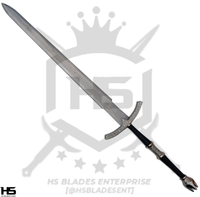This functional full tang witch-king sword has a 32inch blade that is full tang and tempered making it a perfect fit for your functional reincarnations as a replica sword