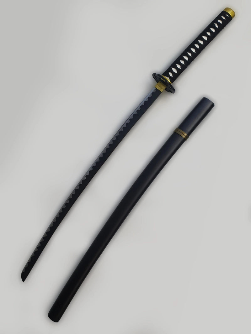 Demon Slasher Katana of Asta (Yami Katana Sword) in Just $88 (Japanese Steel is also Available) from Black Clover Type II | Japanese Samurai Sword