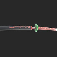 Nezuko Nichirin Blade Sword in Just $77 (Japanese Steel is also Available) of Nezuko Kamado from Demon Slayer | Japanese Samurai Sword