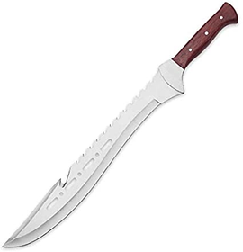 22" Bounty Machete Bushcraft & Camping Machete (D2 Steel, Spring Steel are available) with Custom Blade Material Variations-Bushcraft Machete