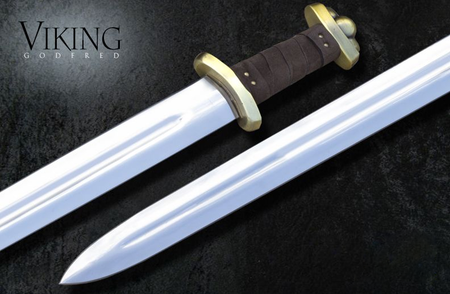 35" Functional Vikings Godfred Sword with Scabbard